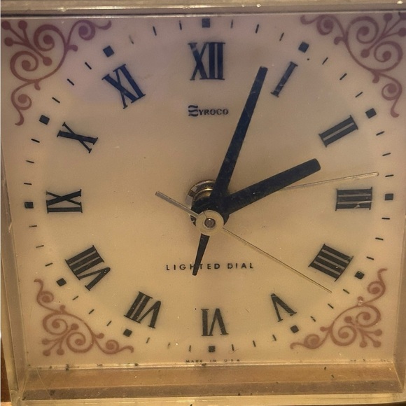 Vintage MCM Macy’s Sample Syroco Clock Works - Picture 2 of 8